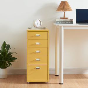 Contenedor móvil Kökar con 5 cajones 69x28x41 cm [en.casa]