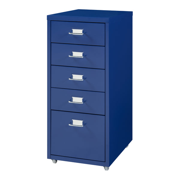 Contenedor móvil Kökar con 5 cajones 69x28x41 cm [en.casa]