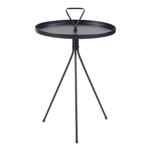Mesa auxiliar Odal metal negro [en.casa]