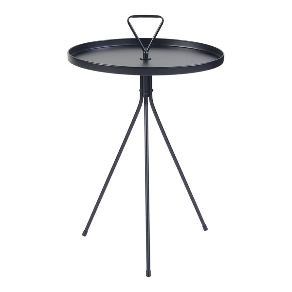 Mesa auxiliar Odal metal negro [en.casa]