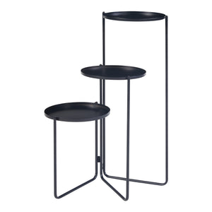 Soporte para plantas Ostre con 3 estantes de metal [en.casa]