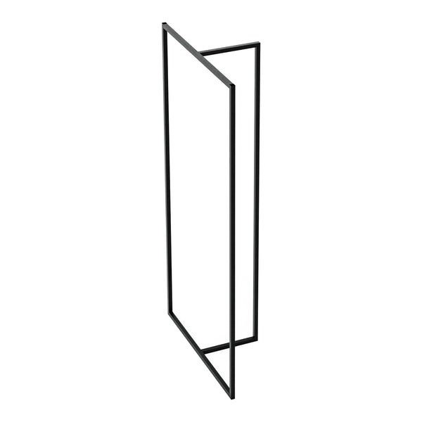 Perchero Hurdal 160x80x32cm Negro [en.casa]