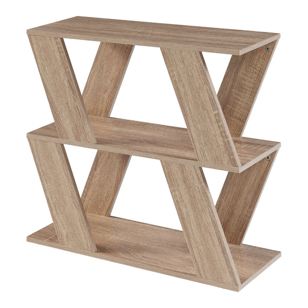 Mesa auxiliar Nome 60x22x57cm aspecto roble [en.casa]