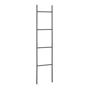 Escalera para toallas Bodø acero 176x38 cm negro [en.casa]