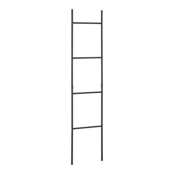 Escalera para toallas Bodø acero 176x38 cm negro [en.casa]