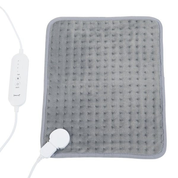 Almohadilla térmica eléctrica Bella 80W 40x30cm Gris [en.casa]