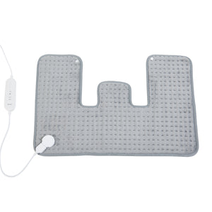 Almohadilla térmica eléctrica Borrello 100W 65x45cm Gris [en.casa]