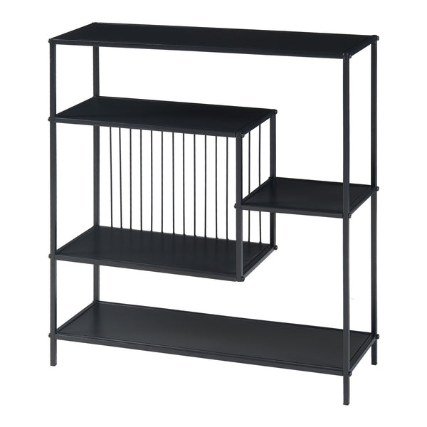 Mesa consola Beesel 65,5x60x20 cm Negro [en.casa]