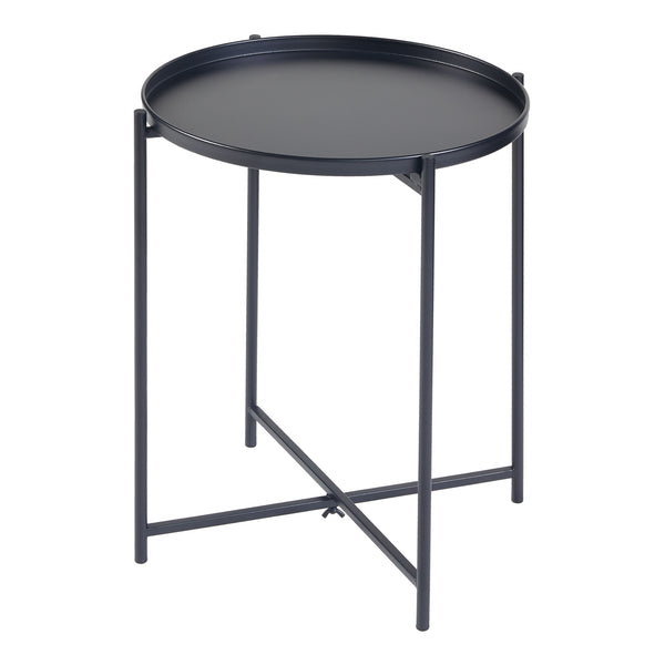 Mesa auxiliar Sälen metal negro [en.casa]