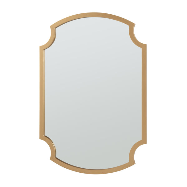 Espejo de pared Aura 80x55 cm color dorado [en.casa]