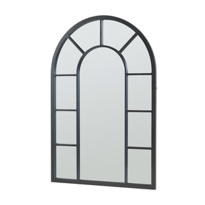 Espejo de pared Enonkoski 90x60 cm Negro [en.casa]