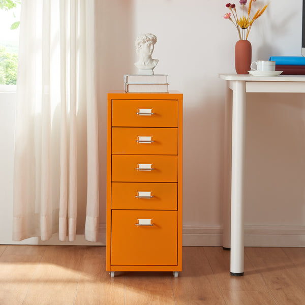 Contenedor móvil Kökar con 5 cajones 69x28x41 cm [en.casa]
