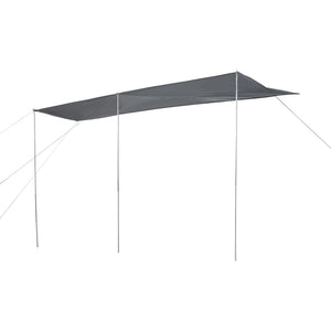 Toldo para caravana Beuningen 400x240x235 cm Gris [pro.tec]
