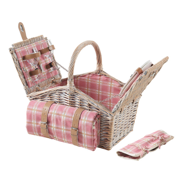 Cesta de picnic Bucchianico para 2 personas juego completo [casa.pro]