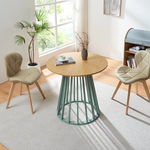 Mesa de comedor Lensuu 76x Ø80 cm [en.casa]