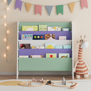 Estantería infantil Hornnes 60x62x28 cm Motivo Aqua Dream [en.casa]