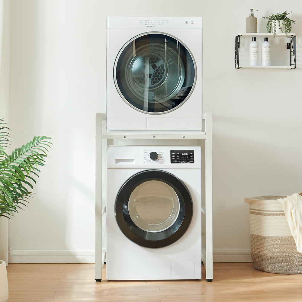 Estante para lavadora Hökangend 105x73x63 cm Blanco [en.casa]