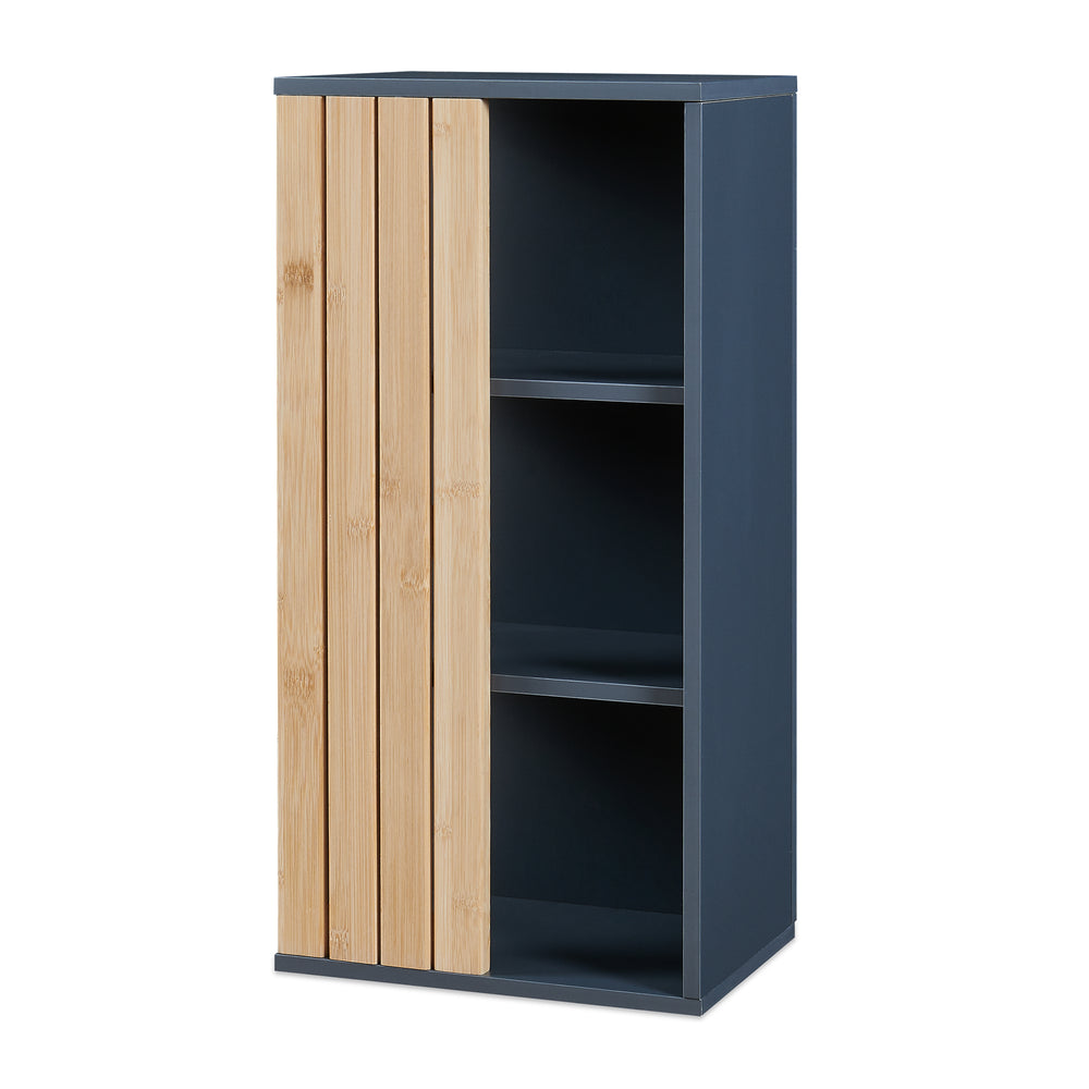 Armario colgante Svanes 60x30x20 cm Gris oscuro/Natural [en.casa]