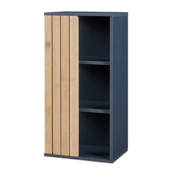 Armario colgante Svanes 60x30x20 cm Gris oscuro/Natural [en.casa]