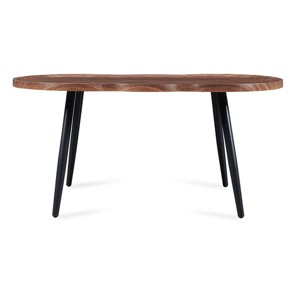 Mesa de centro Ken 100 x 60 x 47 cm aspecto nogal [en.casa]
