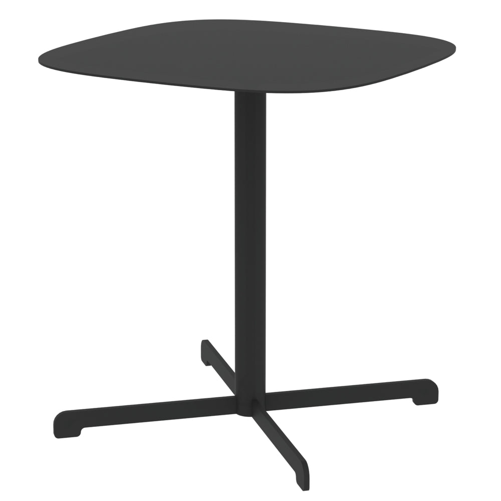 Mesa auxiliar de exterior Foggia 43x40x40 cm acero gris antracita [casa.pro]