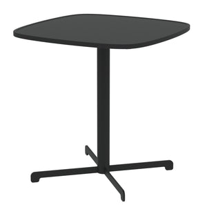 Mesa bistró de exterior Foggia 75x70x70 cm acero gris antracita [casa.pro]
