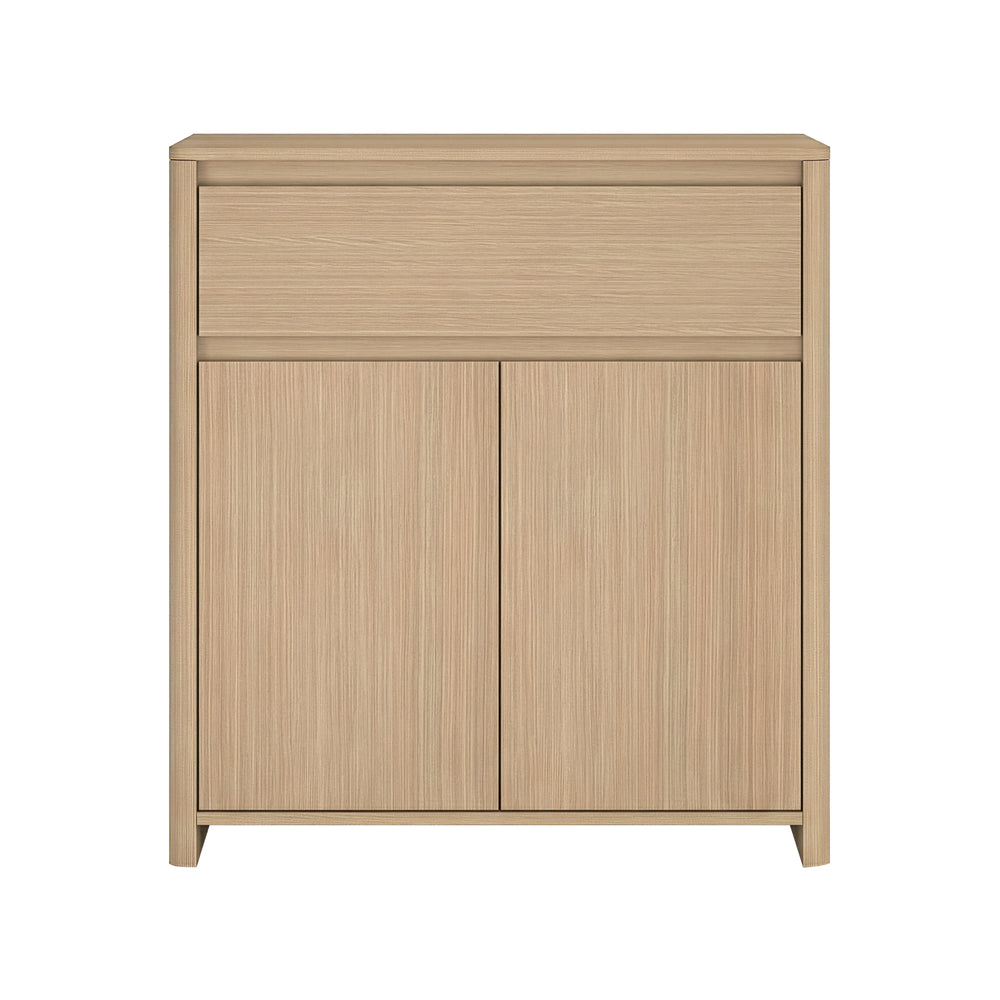 Armario auxiliar Takranmaa 88x79x39 cm aspecto roble [en.casa]