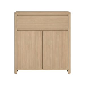 Armario auxiliar Takranmaa 88x79x39 cm efecto roble [en.casa]