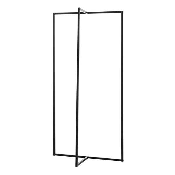 Perchero Norjad 160x80x41 cm Metal Negro [en.casa]