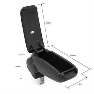 Reposabrazos central Suzuki Swift 2005 tipo MZ/EZ reposabrazos con compartimento de almacenamiento acolchado negro pro.tec