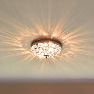 Lámpara de techo Softila 13 x Ø 30 cm Cristal/Cromo lux.pro