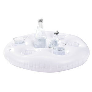 Barra de piscina inflable portavasos enfriador piscina flotador barra de jardín [casa.pro]