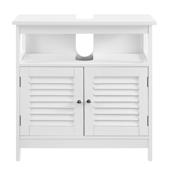 Armario de baño Waterford 60x60x30 cm Blanco en.casa