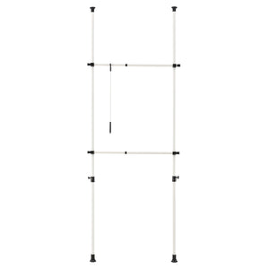 Perchero telescópico Kemi Blanco [en.casa]