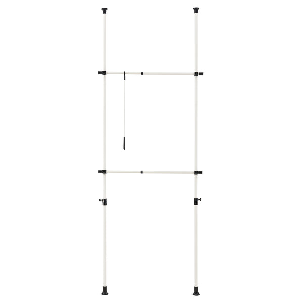 Perchero telescópico Kemi Blanco [en.casa]