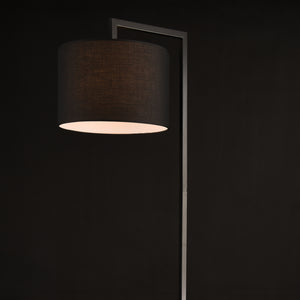 Lámpara de pie Düsseldorf 161 cm E27 Máx. 60W Negro lux.pro