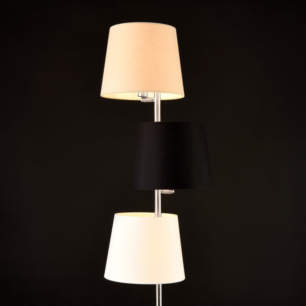 Lámpara de pie Braga 149 cm 3xE14 Máx. 40W lux.pro