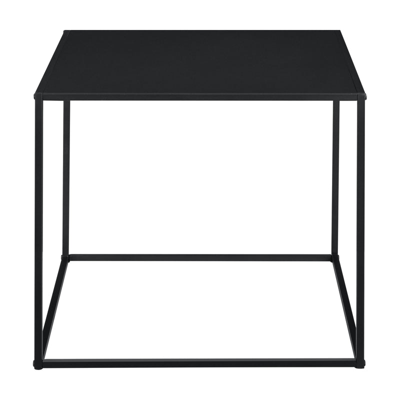 Esquema acotado Mesa consola metal negro en varios tamaños [en.casa]