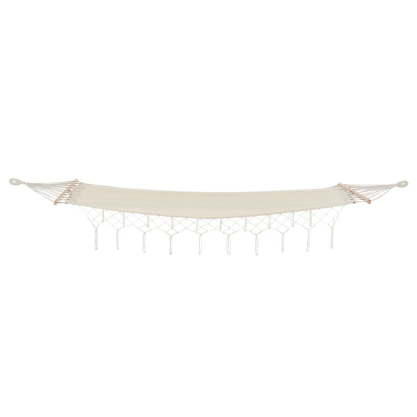 Hamaca Corinto 200x80 cm Máx. 150 kg para interior y exterior Crema casa.pro