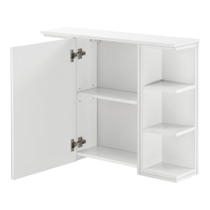 Armario de baño Harstad 64x80x20 cm Blanco [en.casa]