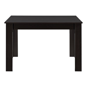 Mesa de comedor Skien 117x76x74 cm aspecto nogal brillo alto en.casa