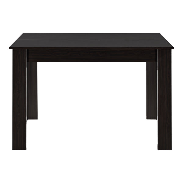 Mesa de comedor Skien 117x76x74 cm aspecto nogal brillo alto en.casa