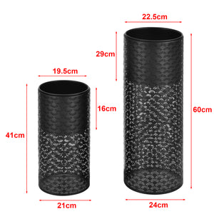 Soporte para flores Virton juego de 2 negro en.casa