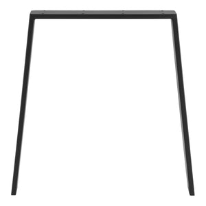 Estructura de mesa Kraftisried juego de 2 55/70x72cm acero negro [en.casa]