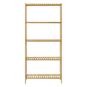 Estantería de bambú Karlskoga 60x26x130cm Madera natural [en.casa]
