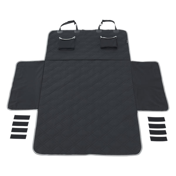 Cubierta protectora para coche Wolverhampton 185 x 171 cm Protector de maletero Negro [en.casa]