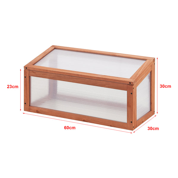 Cajón de cultivo Laarbeek 60 x 30 cm madera de pino [casa.pro]