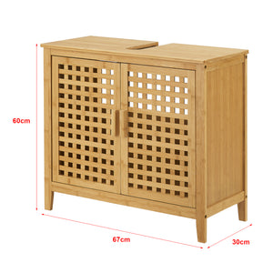 Mueble bajo lavabo Ingmarsö Bambú 60x67x30cm [en.casa]