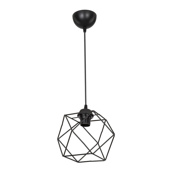 Lámpara colgante Brentwood E27 Metal Negro [lux.pro]