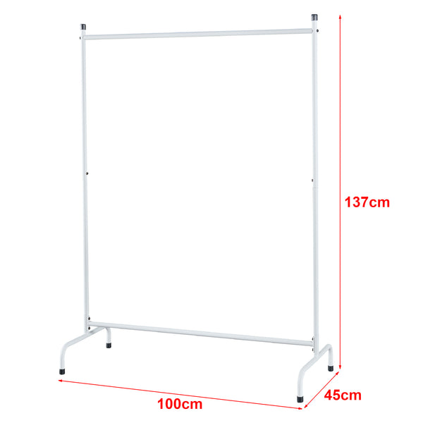 Perchero Haderup 137 x 100 x 45 cm Blanco [en.casa]